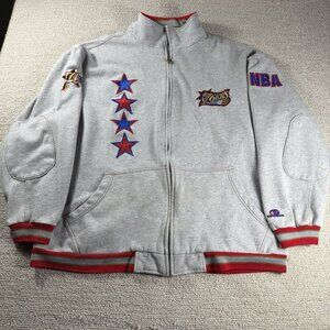 Vintage Unique Sports Generation Philadelphia 76er’s Fleece Jacket Men’s 4XL